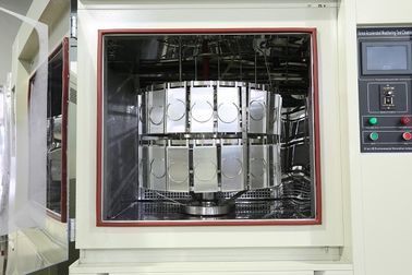 304 SS-Sonnenstrahlungs-Test-Kammer-Fadeometer, das justierbaren Wasser-Spray-Zyklus überprüft